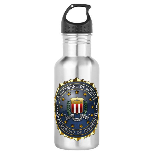 FBI Emblem 710 Ml Water Bottle (Front)