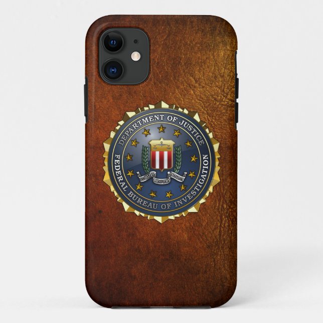 FBI Emblem Case-Mate iPhone Case (Back)