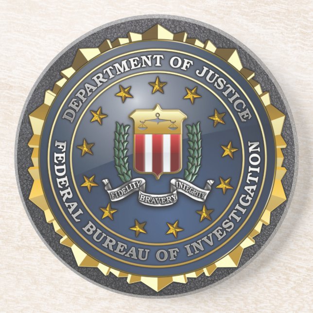 FBI Emblem Coaster (Front)