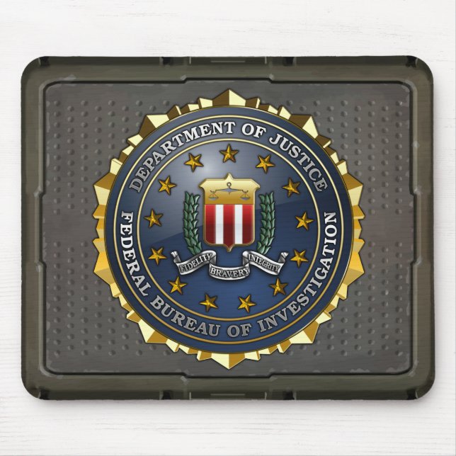 FBI Emblem Mouse Mat (Front)