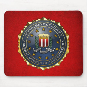 FBI Emblem Mouse Mat
