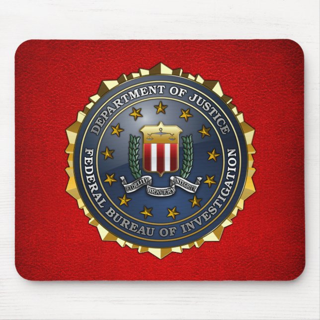 FBI Emblem Mouse Mat (Front)