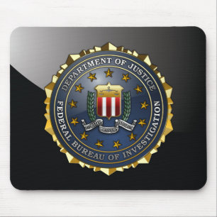 FBI Emblem Mouse Mat