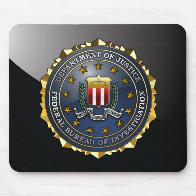 FBI Emblem Mouse Mat (Front)