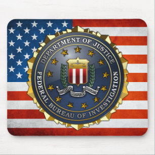FBI Emblem Mouse Mat