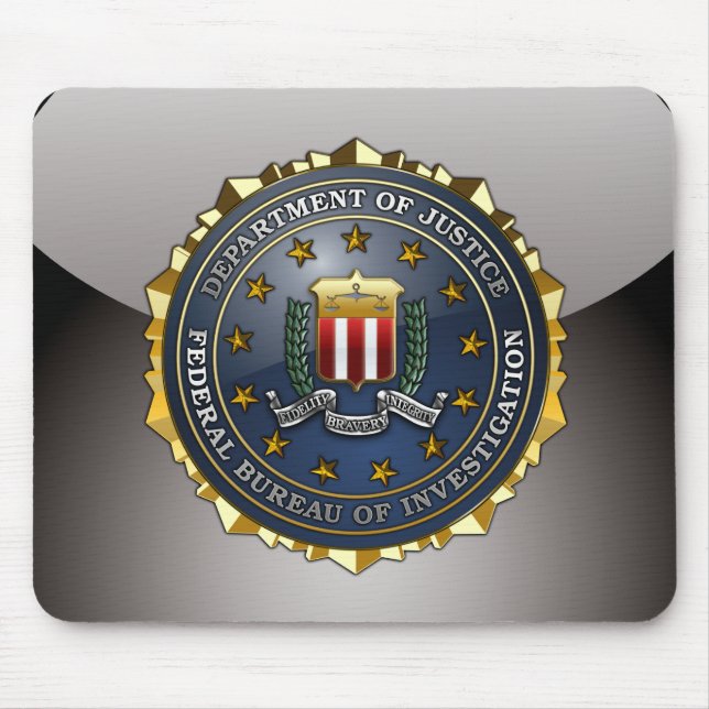 FBI Emblem Mouse Mat (Front)