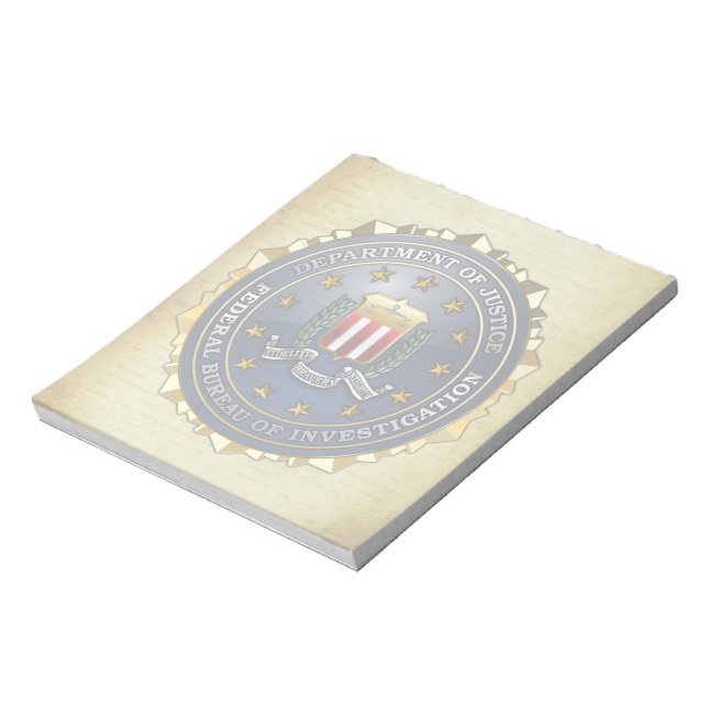 FBI Emblem Notepad (Rotated)