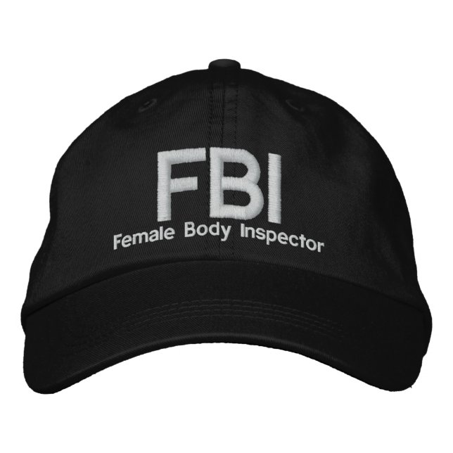 FBI EMBROIDERED HAT (Front)