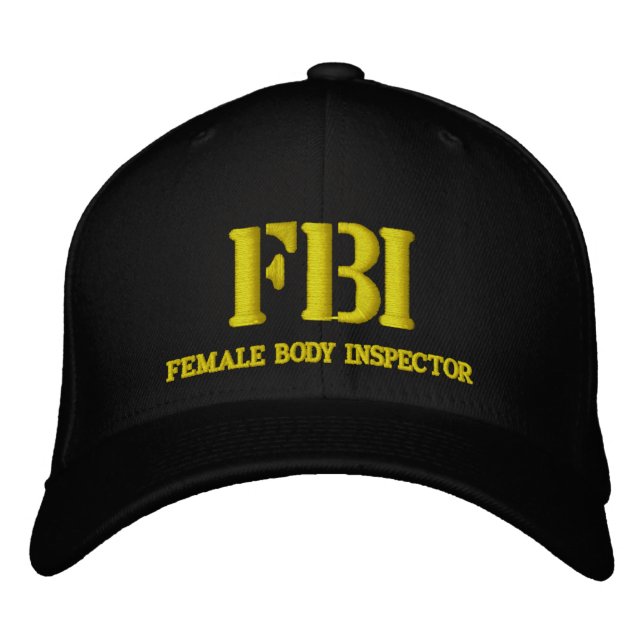 FBI EMBROIDERED HAT (Front)