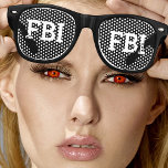 FBI FBI retro Shades / Fun Party Sunglasses<br><div class="desc">Party Sunglasses: Classic retro party shades with text "FBI FBI" - fun fashion,  college party,  secret Santa,  office celebrations / night out</div>