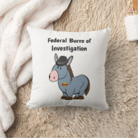 FBI Federal Burro of Investigation Donkey Cartoon