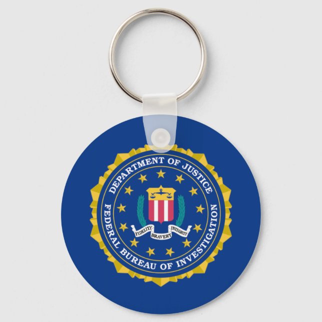 FBI Flag Key Ring (Front)