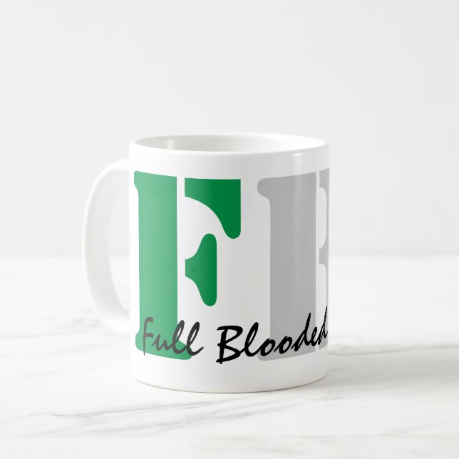 FBI Full Blooded Italian Coffee Mug (Front Left)