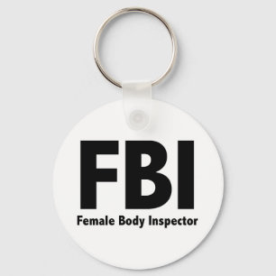 FBI Mr Funny Rude Humour Key Ring
