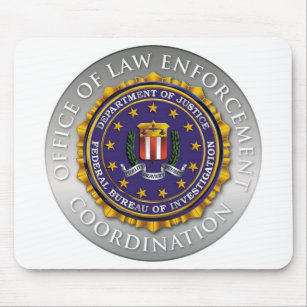 FBI Office of Law Enforcement Mouse Mat