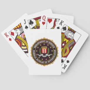 FBI PLAYING CARDS