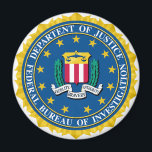 FBI Seal Magnet<br><div class="desc">The seal of the Federal Bureau of Information over a white background</div>