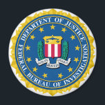FBI Seal Magnet<br><div class="desc">The seal of the Federal Bureau of Information over a white background</div>