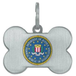 FBI Seal Pet ID Tag