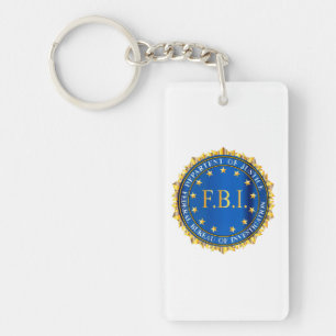 FBI Spoof Seal Key Ring