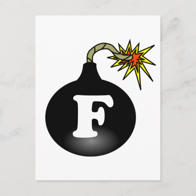 FBomb Classic Postcard (Front)