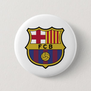 FC Barcelona football team brooch 6 Cm Round Badge