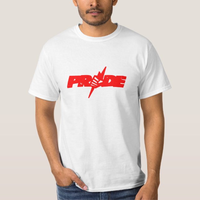 FC Pride Fighting Championships White T-Shirt Man (Front)