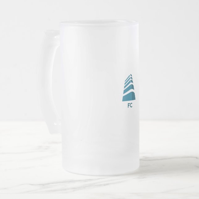 FC SPORT FROSTED GLASS BEER MUG (Front Left)