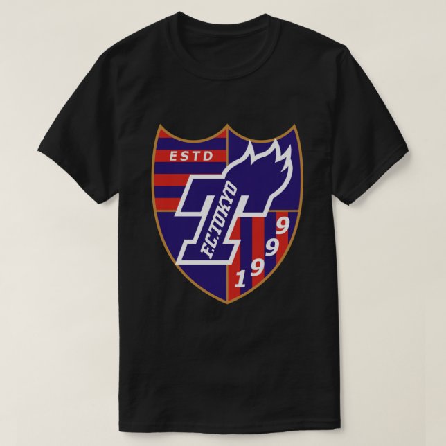 FC Tokyo CrestLogo Essential T-Shirt (Design Front)