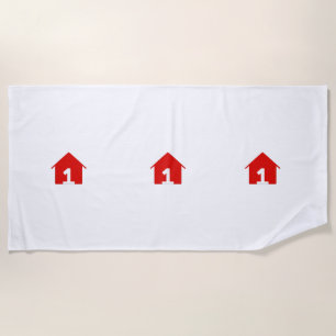 FCF Home Logo Regular Beach Towel