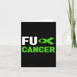 Fck Cancer - Fck Bile Duct Cancer Awareness 2  Card