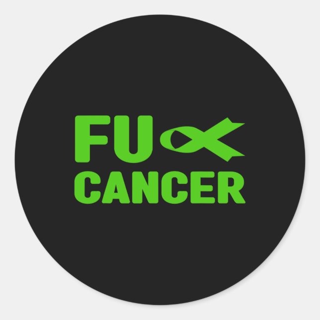 Fck Cancer - Fck Bile Duct Cancer Awareness 3  Classic Round Sticker (Front)
