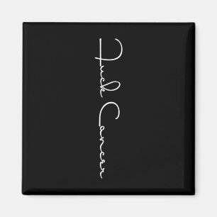 Fck Cancer Hate Cancer Tee Breast Cancer Awarenes Magnet