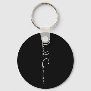 Fck Cancer Hate Cancer Tee Breast Cancer Awareness Key Ring