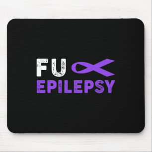 Fck Epilepsy Awareness Support Survivor Mouse Mat