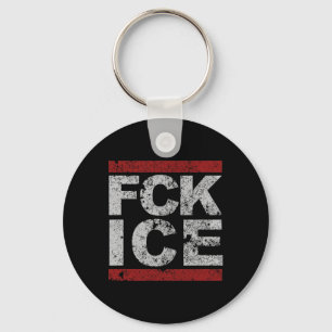 Fck Ice Distressed Key Ring