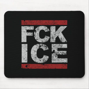 Fck Ice Distressed Mouse Mat