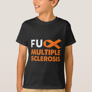 Fck Multiple Sclerosis Awareness Ms Support Surviv T-Shirt
