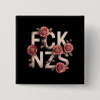 FCK NZS Flowery Against Right No Nazis Lgbtq+