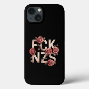 FCK NZS Flowery Against Right No Nazis Lgbtq+  iPhone 13 Case