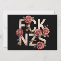 FCK NZS Flowery Against Right No Nazis Lgbtq+ 