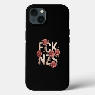 FCK NZS Flowery Against Right No Nazis Lgbtq+ iPhone 13 Case
