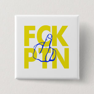 FCK PTN - Ukraine 15 Cm Square Badge