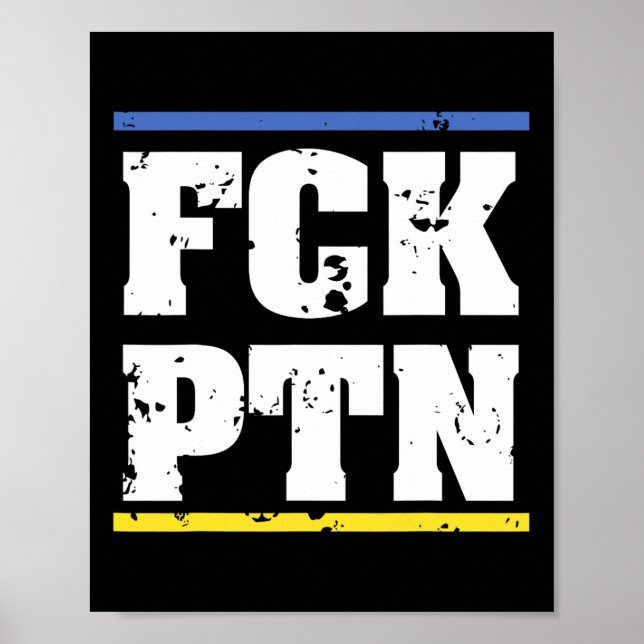 Fck Ptn Ukraine  Poster (Front)