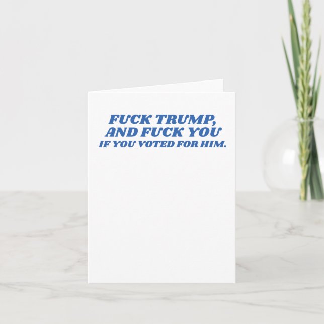 Fck Trump  Card (Front)
