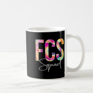 Fcs Squad Tie Dye Back To School Women Appreciatio Coffee Mug