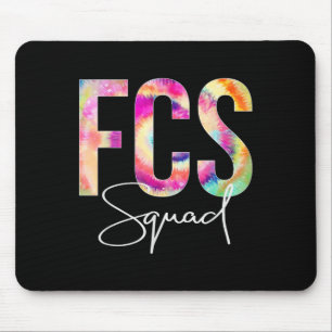 Fcs Squad Tie Dye Back To School Women Appreciatio Mouse Mat
