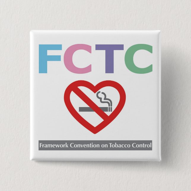 FCTC_badge 15 Cm Square Badge (Front)
