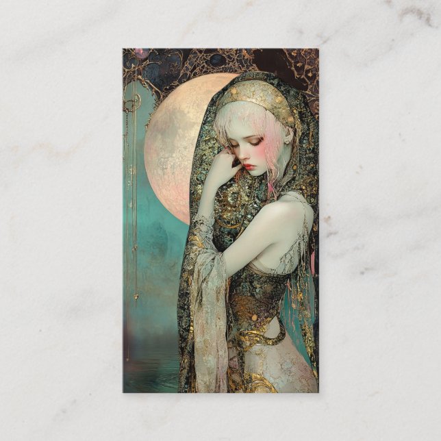 *~* *~* FD2 Nouveau Fantasy Ethereal Dreamlike 12 Business Card (Front)