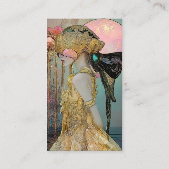 *~* *~* FD2 Nouveau Fantasy Ethereal Dreamlike 13  Business Card (Front)